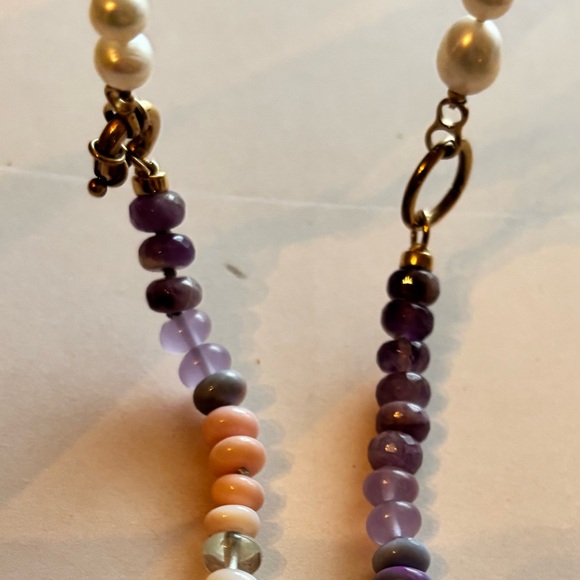 Tova Malibu 9" Gemstone Extender In Dreamy Greens and Lavender Colorway - Picture 10 of 13